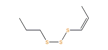 (Z)-1-Propenyl propyltrisulfane